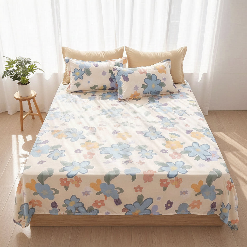 JUEGO DE SÀBANA PRIMAVERA COLORES