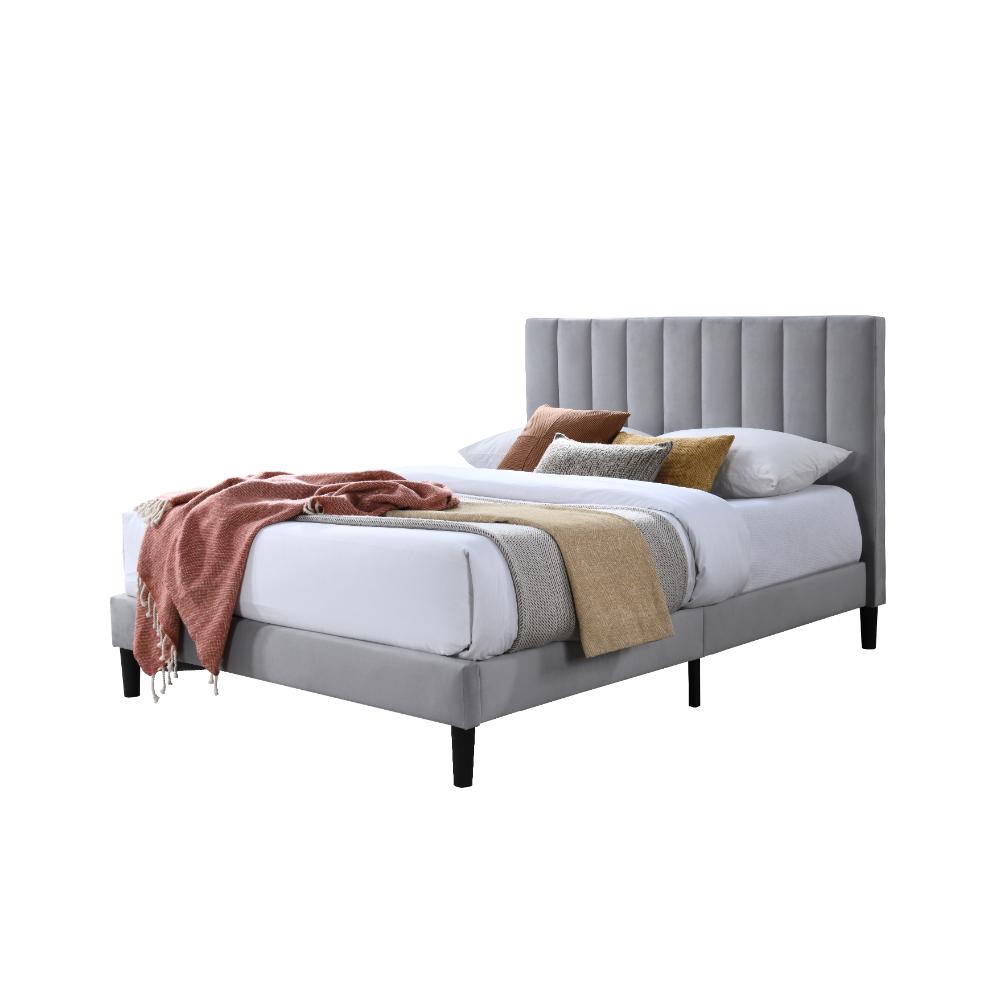 CAMA LISA 140 GRIS