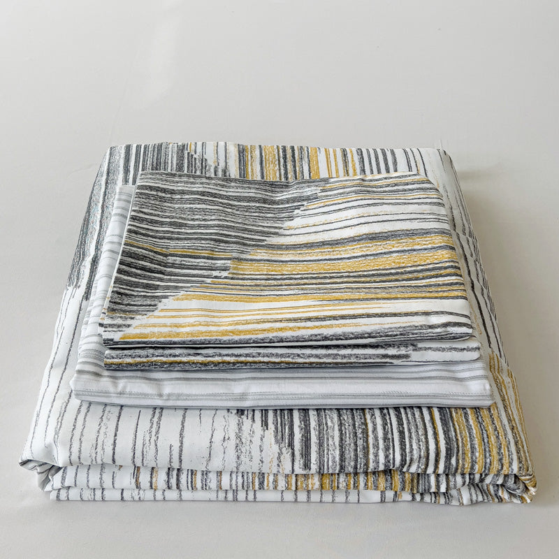 JUEGO DE SABANA REAL 100 % ALGODÓN ARTESANAL AMBAR