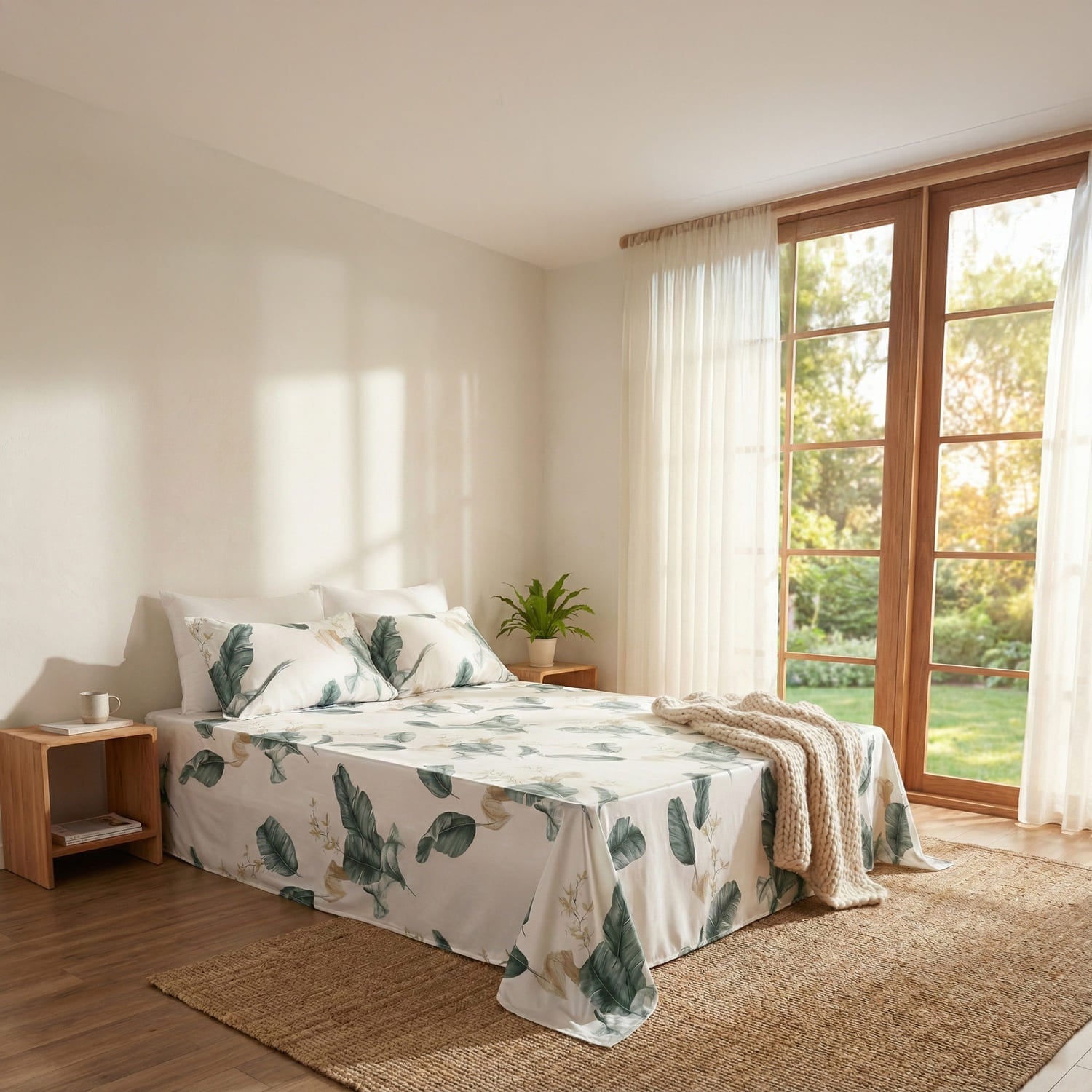 JUEGO DE SÀBANA PRINT BOTANIC