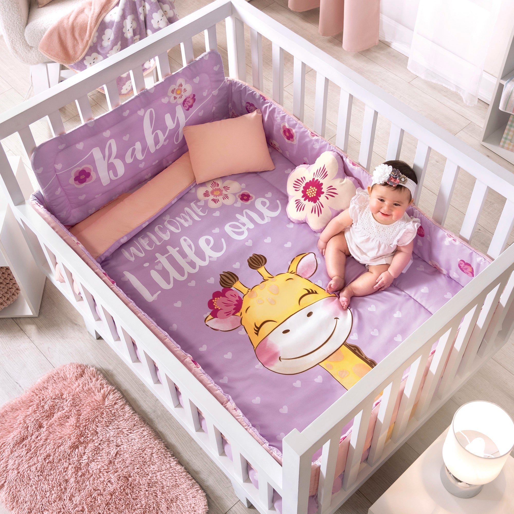 JUEGO DE EDREDÓN BABY JIRAFA
