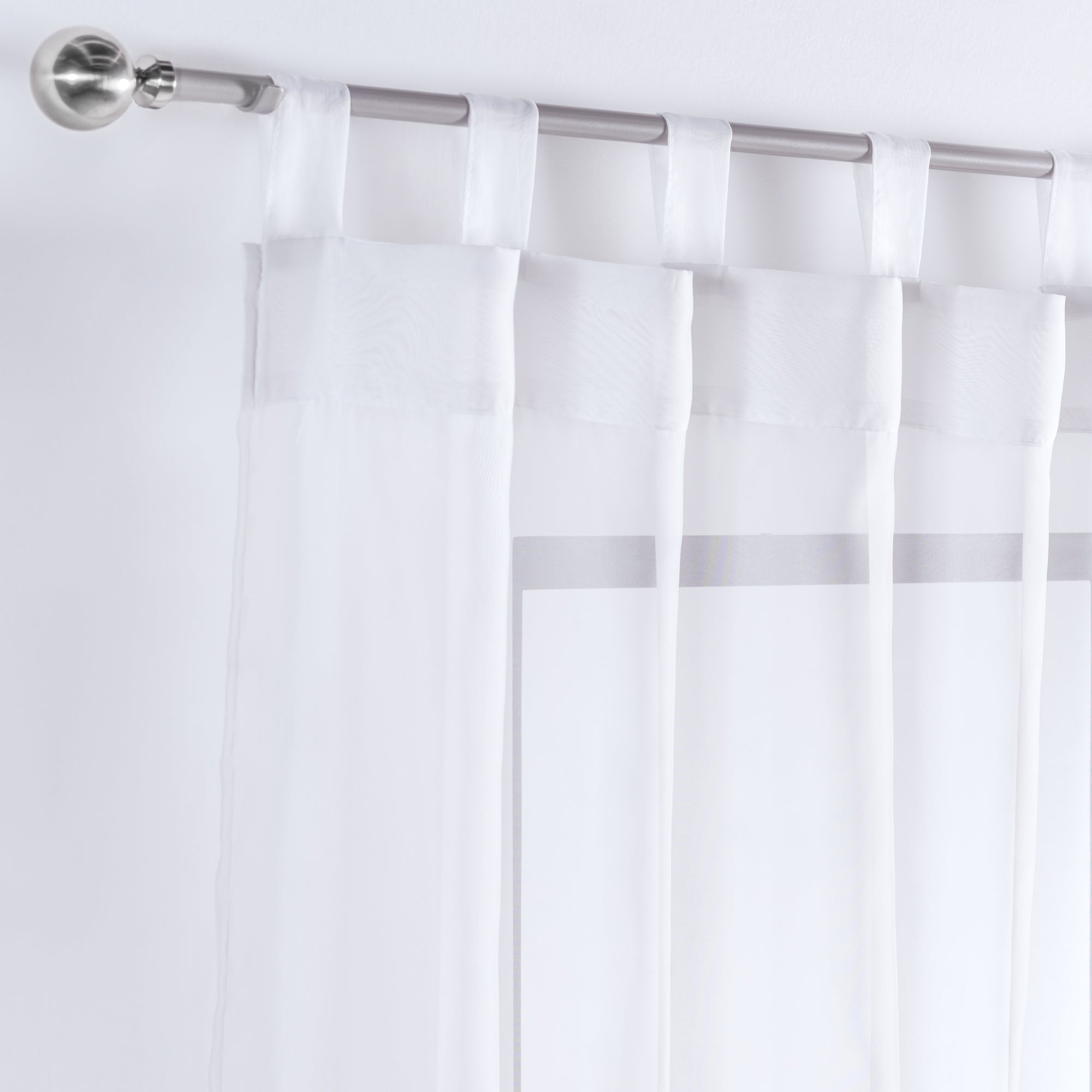 CORTINAS TRANSLÚCIDAS TERGAL BLANCO