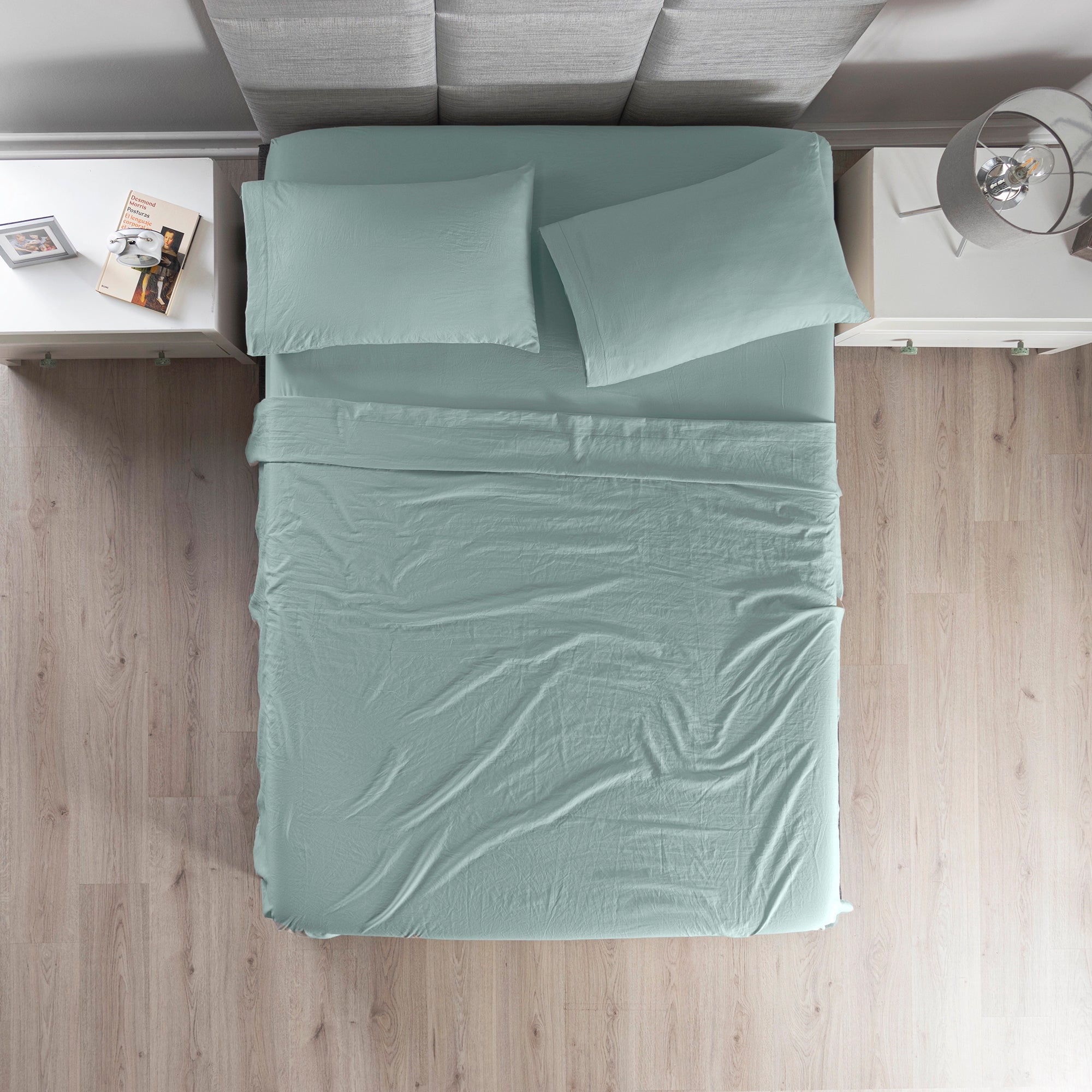 SÁBANAS VIASOFT WASHED MINT