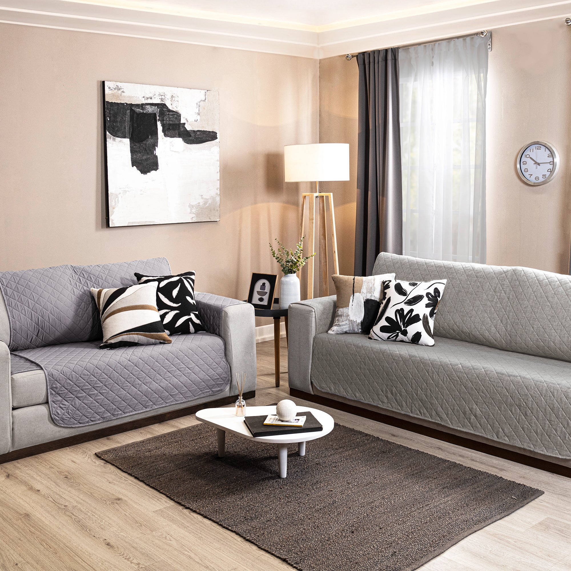 PROTECTOR DE SALA GRIS NEUTRAL