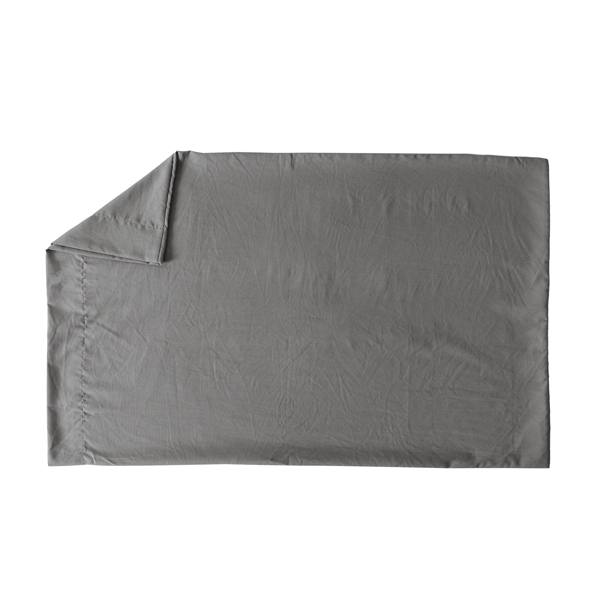 FUNDAS DE ALMOHADA WASHED GRIS