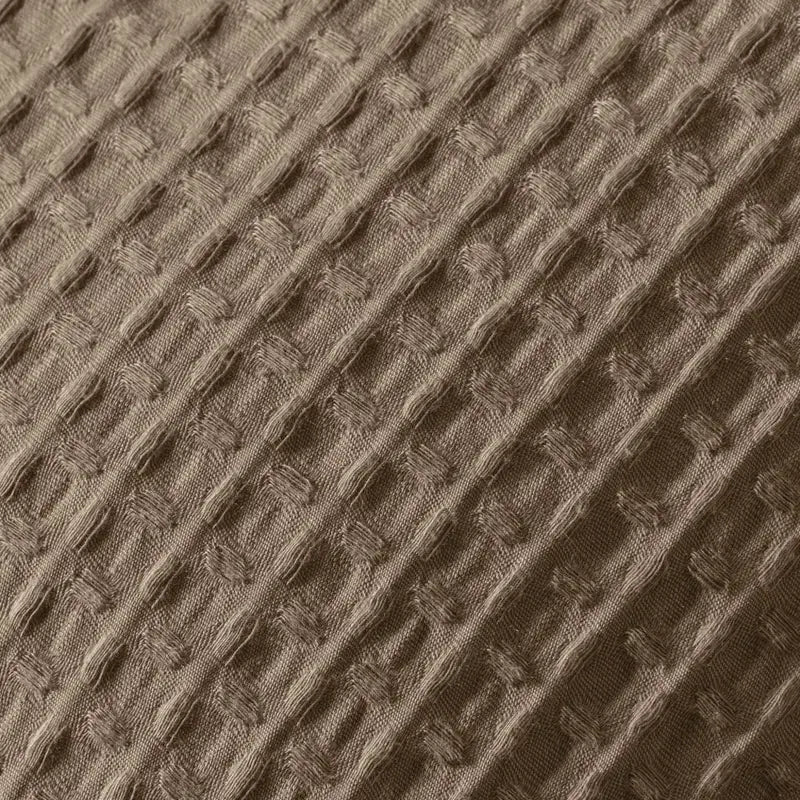 FUNDA DE ALMOHADA EUROPEA WAFFLE INCIENSO