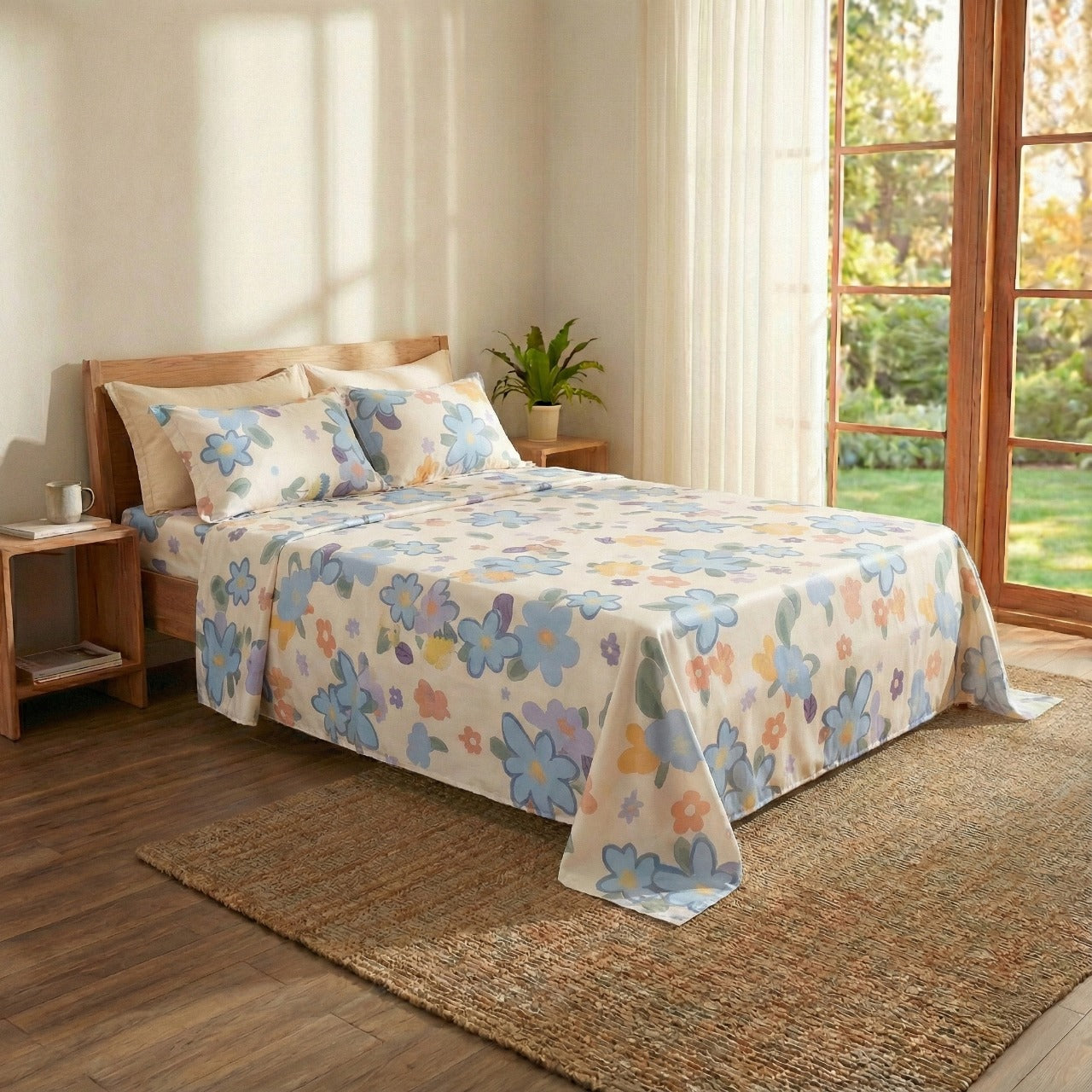 JUEGO DE SÀBANA PRIMAVERA COLORES