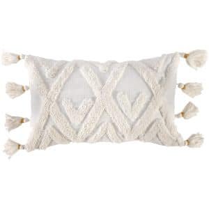 FUNDA DE COJÍN RECTANGULAR MUMBAI BEIGE
