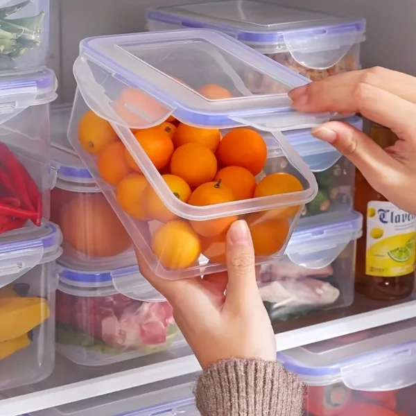 SET 4 RECIPIENTES HERMETICOS PARA ALIMENTOS - Imagen 5
