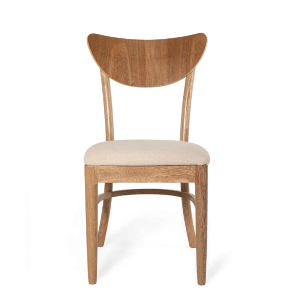 SILLA COMEDOR VALERY PORTUGAL BEIGE ROBLE - Imagen 2
