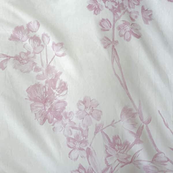JUEGO DE SABANA REAL 100 % ALGODÓN PRADERA ROSA - Imagen 5