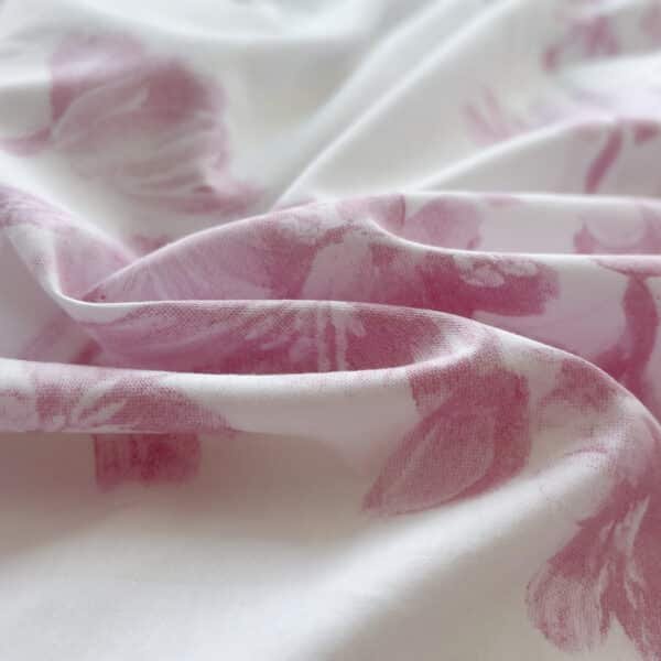 FORRO DUVET REAL 100% ALGODÓN PRADERA ROSA - Imagen 9
