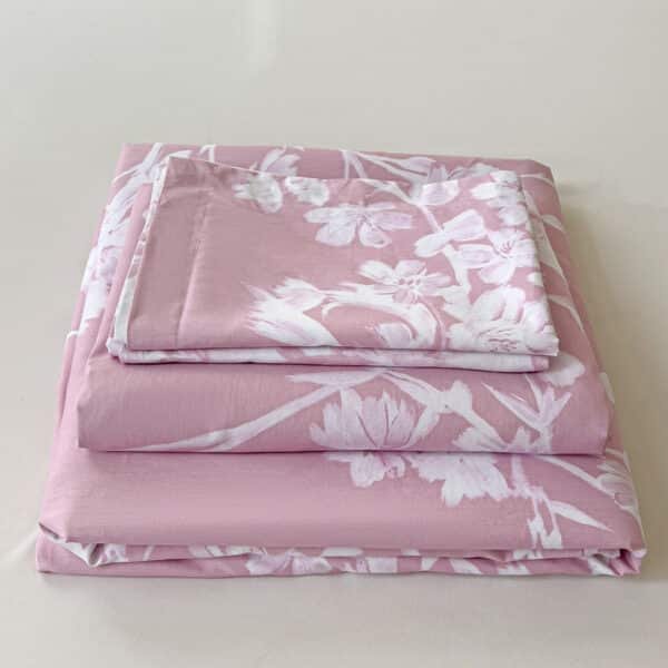 FORRO DUVET REAL 100% ALGODÓN PRADERA ROSA - Imagen 8